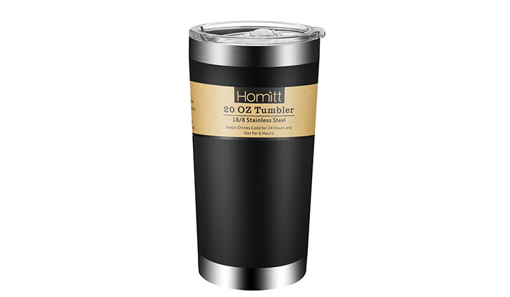 The sleek and formal design that comes with this hot coffee tumbler