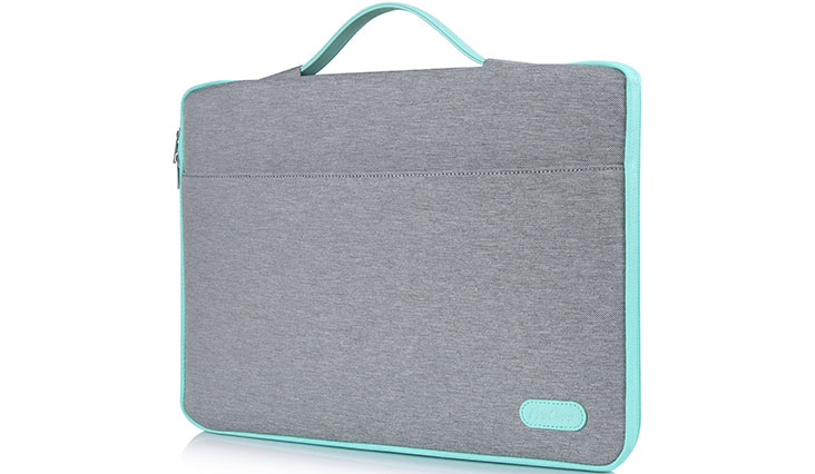 ProCase 14 - 15.6 Inch Laptop Sleeve Case Protective Bag for 15" MacBook Pro/ Pro Retina, Ultrabook Notebook Carrying Case Handbag for 14" 15" Lenovo Dell Toshiba HP Chromebook ASUS Acer (Light Grey)