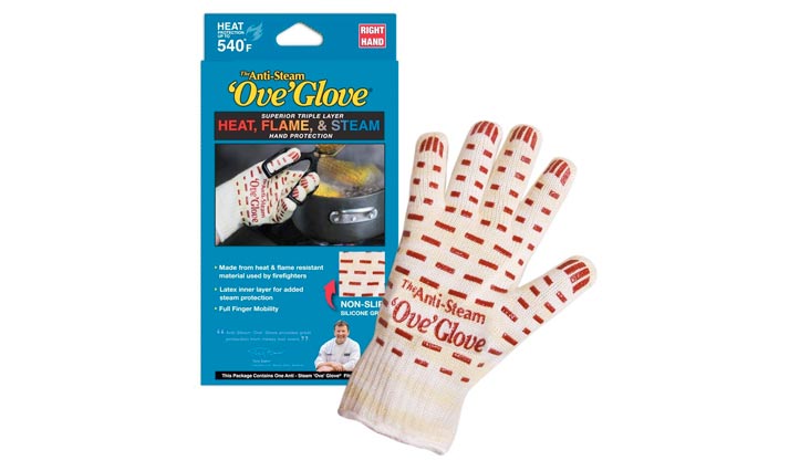 Ove Glove Anti-Steam, Hot Surface Handler Oven Mitt/Grilling Glove, Right Hand, Perfect For Kitchen/Grilling, 540 Degree Resistance