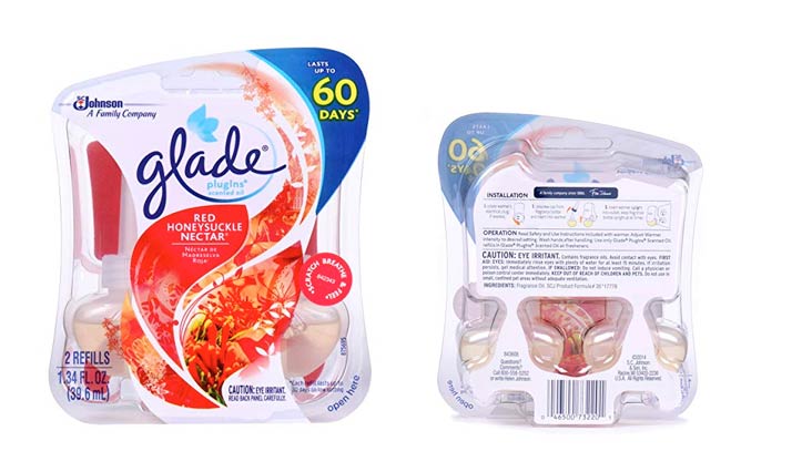 Glade PlugIns Scented Oil, Red Honeysuckle Nectar, 1.34 Ounce